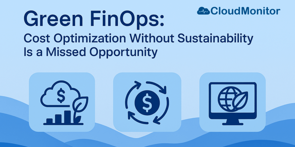 DD Website Image box collection 2 • Cost Optimization Green FinOps diagram showing the link between cloud efficiency, cost optimization, and sustainability.