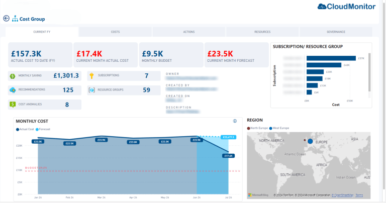 Cost group 1 • Cost Optimization create cost group